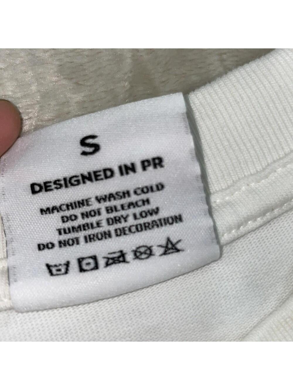 Bad Bunny "No me quiero ir de aqui” T-Shirt (S) Exclusive Puerto Rico Merch DtMf - Picture 6 of 11